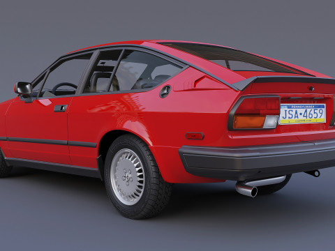 Alfa Roméo GTV-6 1986 Modèle 3D