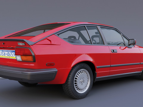 Alfa Roméo GTV-6 1986 Modèle 3D