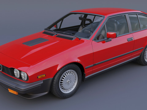 Alfa Roméo GTV-6 1986 Modèle 3D