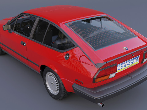 Alfa Roméo GTV-6 1986 Modèle 3D