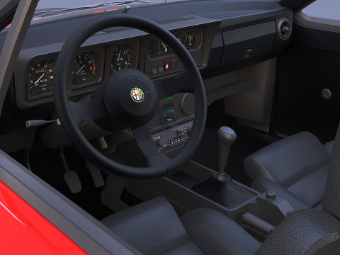 Alfa Roméo GTV-6 1986 Modèle 3D
