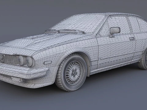 1986 알파 로메오 GTV-6 3D 모델