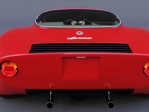 1968 Alfa Romeo 33 Stradale 3D Model