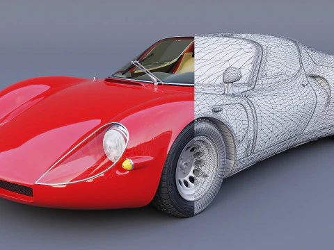 1968 Alfa Romeo 33 Stradale 3D Model