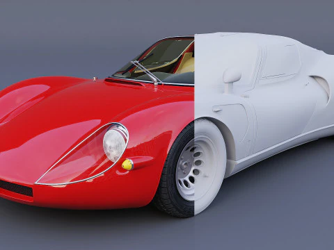 1968 Alfa Romeo 33 Stradale 3D Model