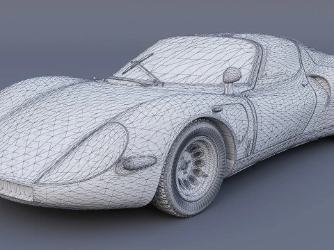 1968 Alfa Romeo 33 Stradale 3D Model
