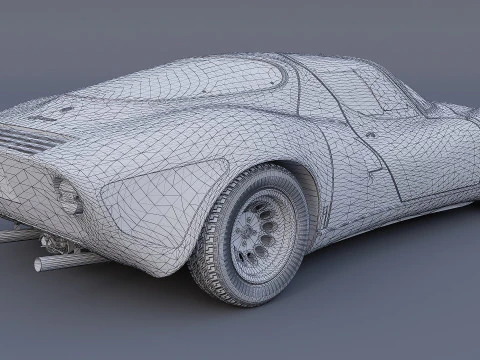 1968 Alfa Romeo 33 Stradale 3D Model