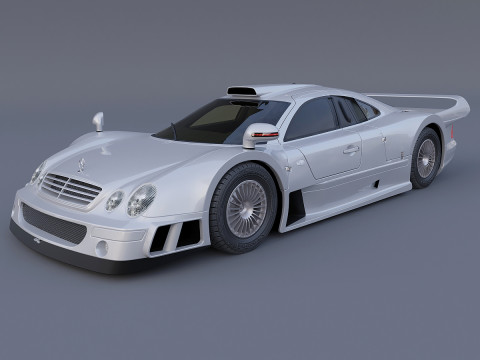 Mercedes-Benz CLK-GTR AMG del 1998 Modello 3D