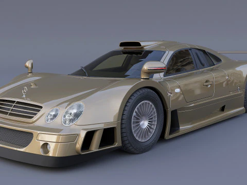 1998 Mercedes-Benz CLK-GTR AMG Modelo 3D