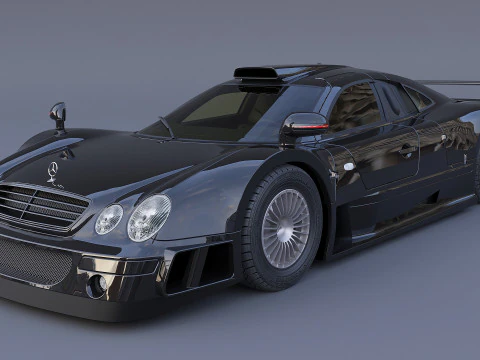 1998 Mercedes-Benz CLK-GTR AMG Modelo 3D