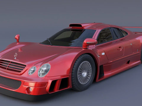 1998 Mercedes-Benz CLK-GTR AMG Modelo 3D