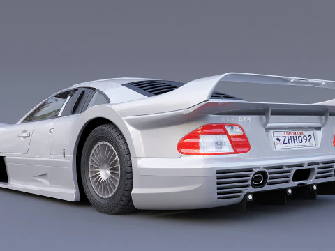 1998 Mercedes-Benz CLK-GTR AMG Modelo 3D