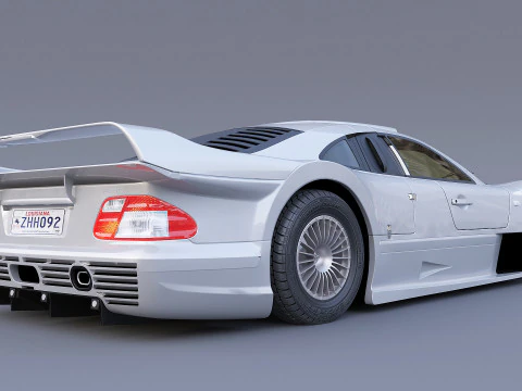 1998 Mercedes-Benz CLK-GTR AMG Modelo 3D