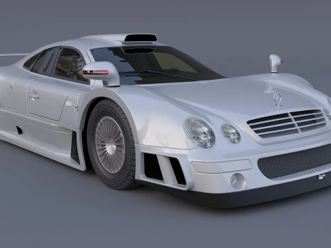1998 Mercedes-Benz CLK-GTR AMG Modelo 3D