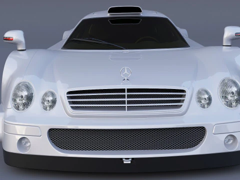 1998 Mercedes-Benz CLK-GTR AMG Modelo 3D