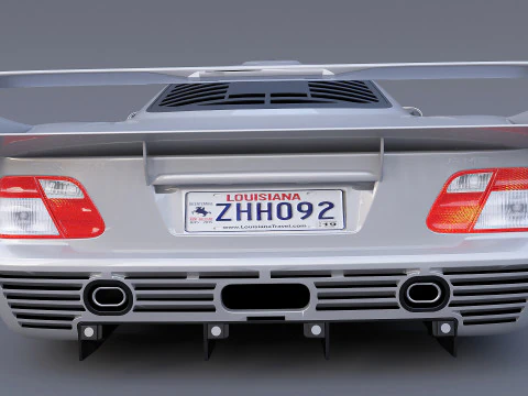 1998 Mercedes-Benz CLK-GTR AMG Modelo 3D