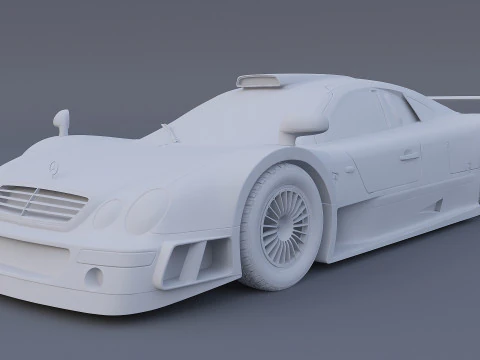 1998 Mercedes-Benz CLK-GTR AMG Modelo 3D