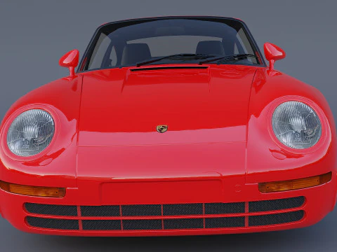 1987 Porsche 959 3D Model