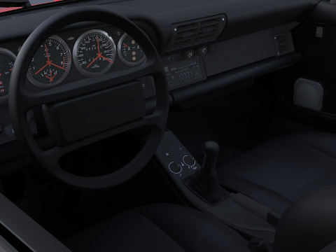 Porsche 959 1987 року 3D Модель