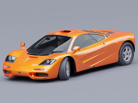 1993 McLaren F1 3D Модель