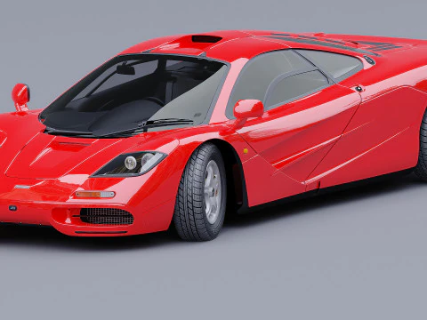1993 McLaren F1 3D Model