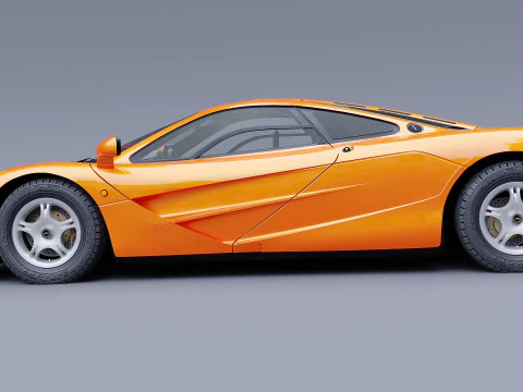 1993 McLaren F1 3D Model