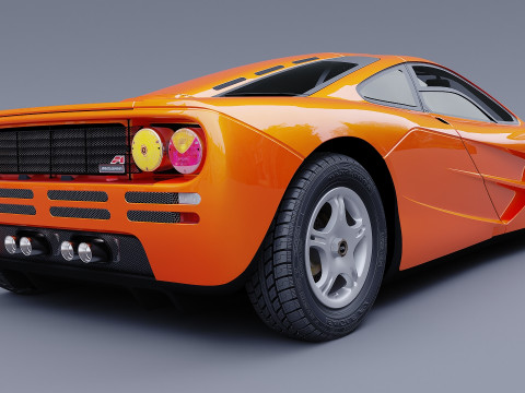 1993 McLaren F1 Modelo 3D