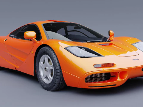1993 McLaren F1 3D Model