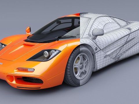 1993 McLaren F1 Modelo 3D