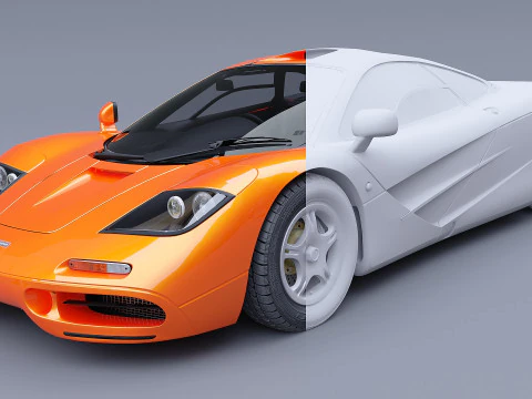 1993 McLaren F1 3D Model