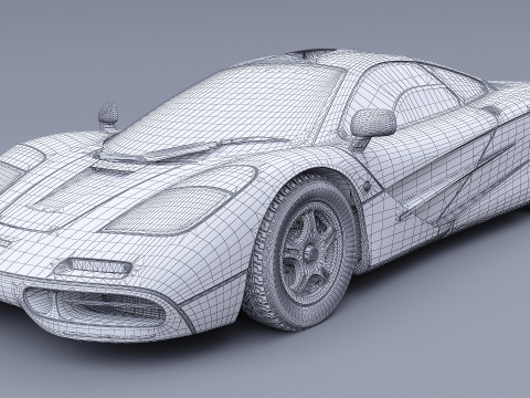 1993 McLaren F1 Modelo 3D