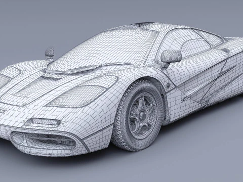 1993 McLaren F1 3D Model