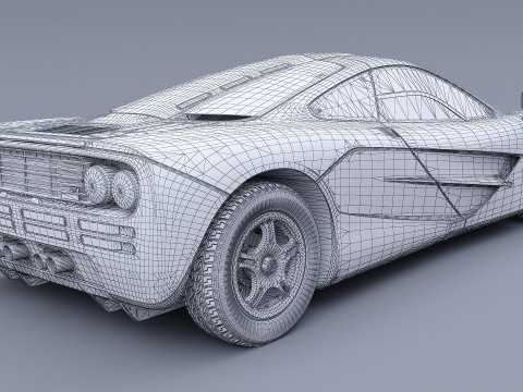 1993 McLaren F1 Modelo 3D