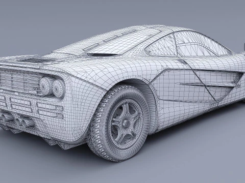 1993 McLaren F1 3D Model