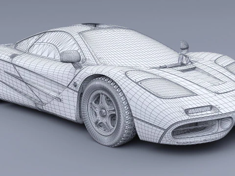 1993 McLaren F1 3D Model