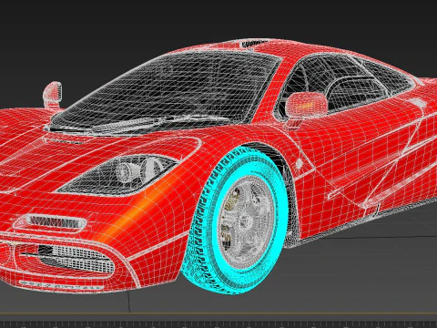 1993 McLaren F1 3D Model