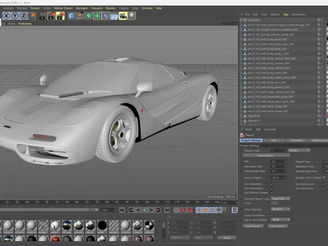 1993 McLaren F1 3D Model