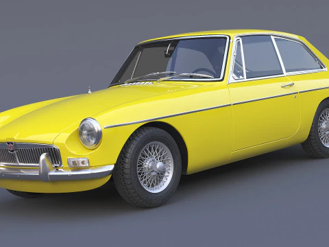 1965 MG MGB GT 3D Model