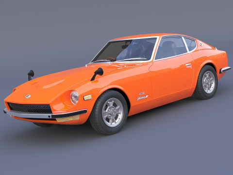 Nissan Fairlady Z432 uit 1969 3D Model