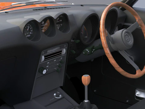 1969 Nissan Fairlady Z 432 3D Model