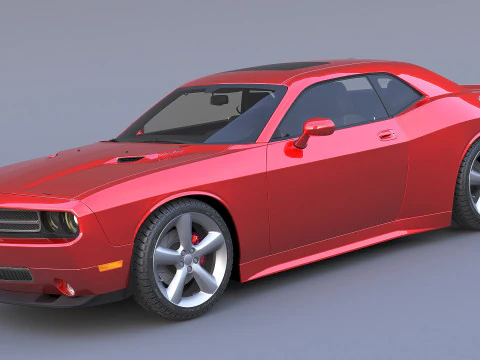 2010 Dodge Challenger SRT8 Quinton 3D Model
