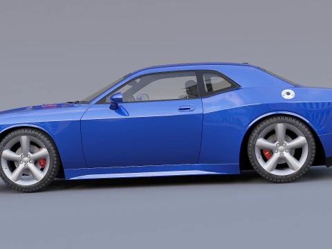 2010 Dodge Challenger SRT8 Quinton 3D Model