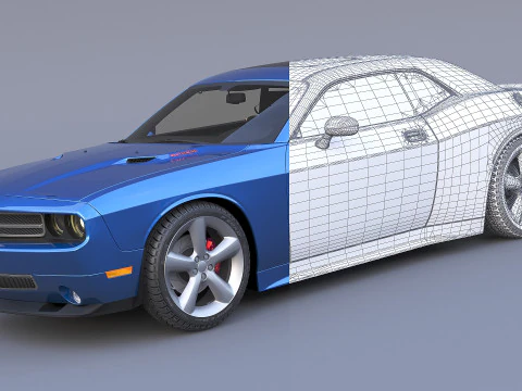 2010 Dodge Challenger SRT8 Quinton 3D Model