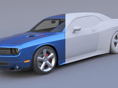 2010 Dodge Challenger SRT8 Quinton 3D Model