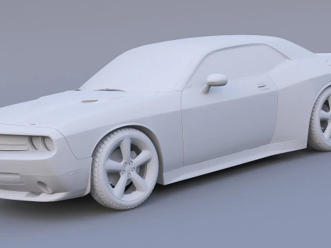 2010 Dodge Challenger SRT8 Quinton 3D Model