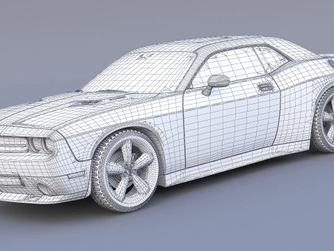 2010 Dodge Challenger SRT8 Quinton 3D Model