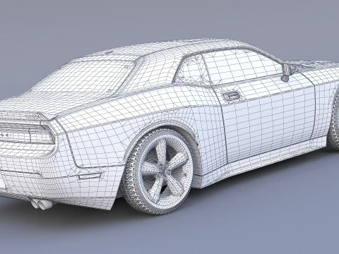 2010 Dodge Challenger SRT8 Quinton 3D Model