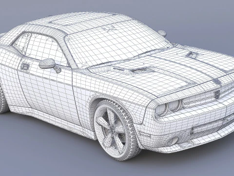 2010 Dodge Challenger SRT8 Quinton 3D Model