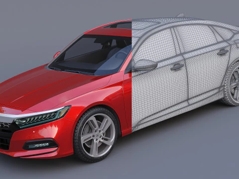 2021 Honda Accord Sedan 3D Model