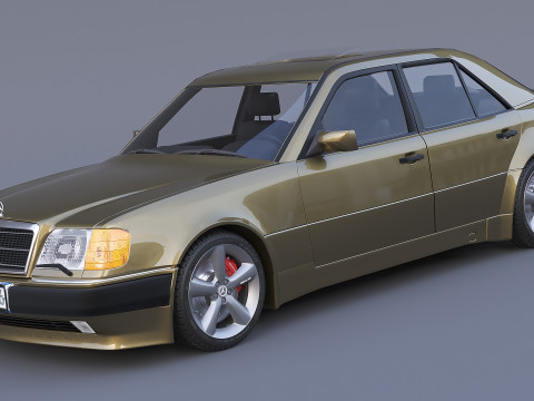Mercedes-Benz W124 E500 3D Model